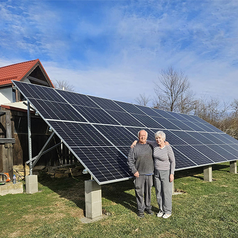 Bluesun 10kw off grid solar system in Bulgaria