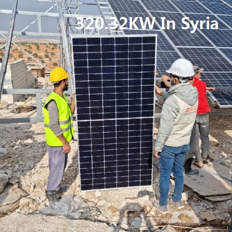 Bluesun 320.32KW solkraftverk i Syria