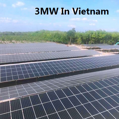 bluesun 3mw solcelleverk i Vietnam