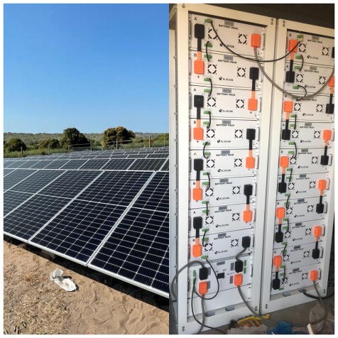 Bluesun 50kW Off Grid Energy Storage System i Mosambik
