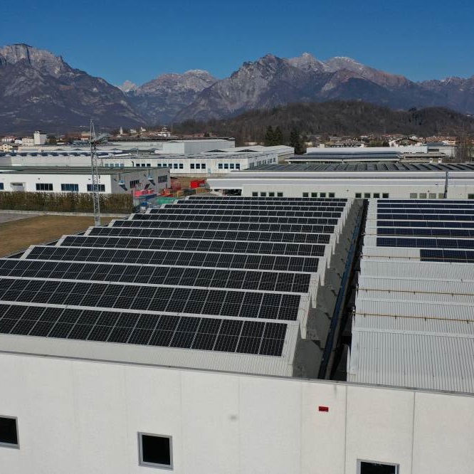 Bluesun 120KW On Grid Solar Project i Italia
