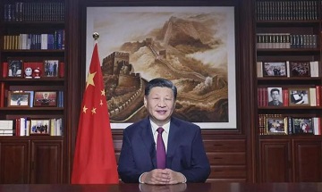 President Xi Jinping leverer 2022 nyttårsmelding