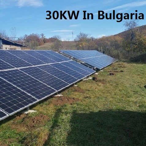  Bluesun 30KW solsystem i bulgaria