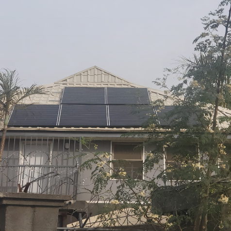 BLUESUN 415W SHINGLED SOLAR PANEL INSTALLERT I Nigeria